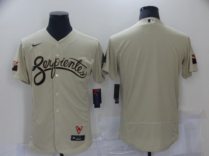 Men Arizona Diamondback Blank City Edition Gray Elite Nike 2021 MLB Jersey